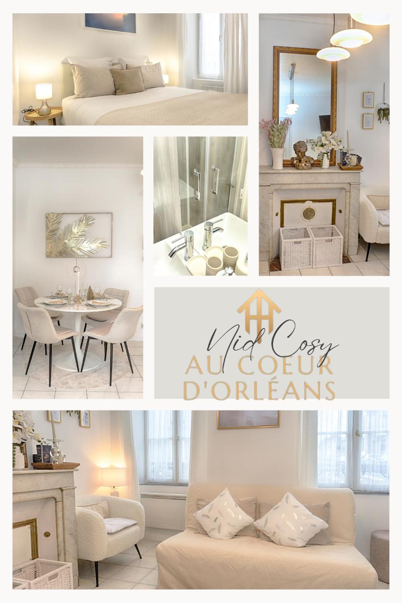 Le Nid Cosy -Au Coeur D'Orleans Apartment ภายนอก รูปภาพ